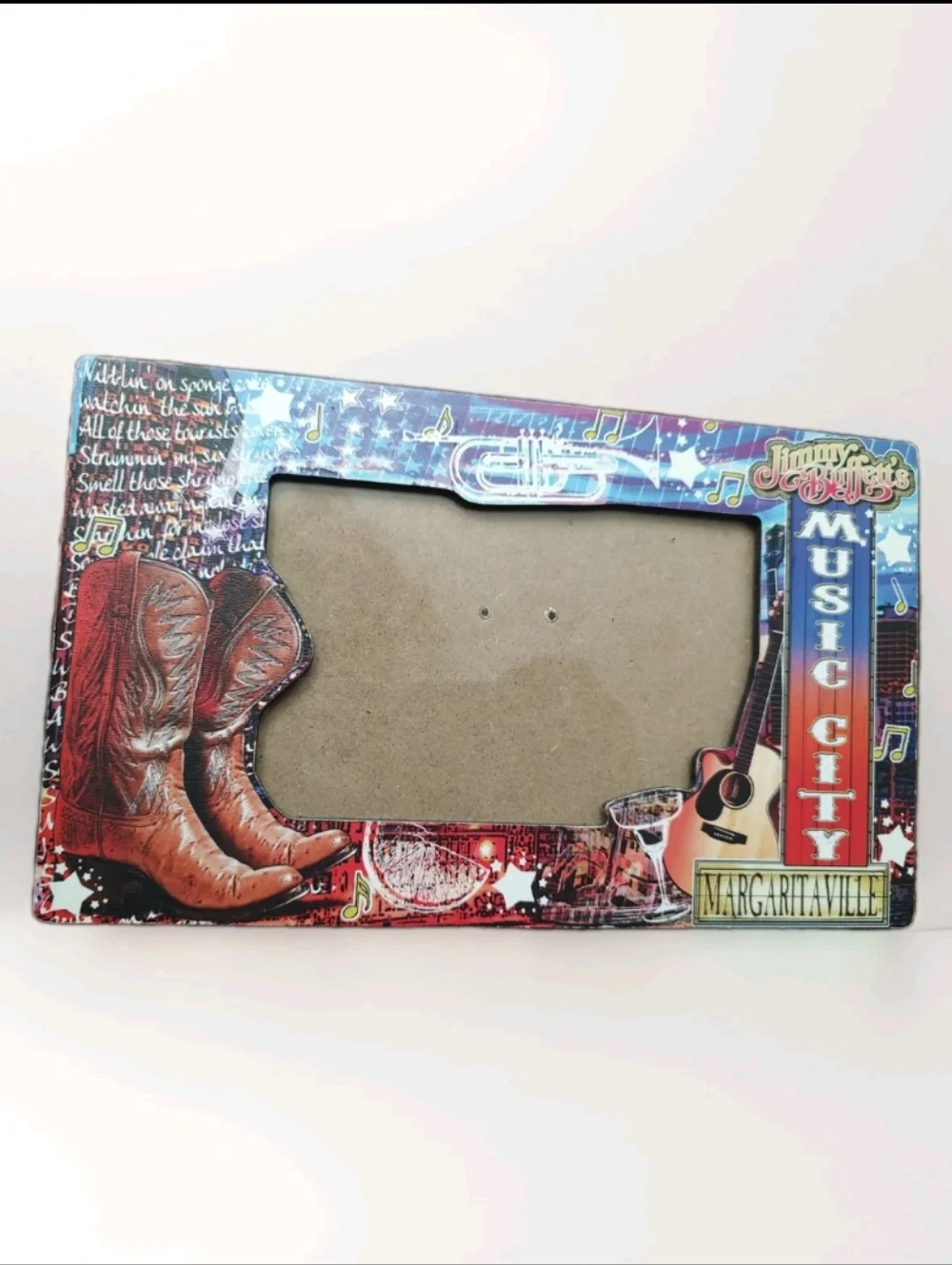 Jimmy Buffett Margaritaville “Music City” Picture Frame Country Design